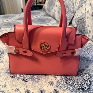 Michael Kors Coral Pink Satchel